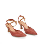 Carregar imagem no visualizador da galeria, Slingback Terracota FERRUCCI - F025146
