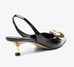 Carregar imagem no visualizador da galeria, Slingback Olga Preto VICENZA - VI11635

