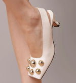 Carregar imagem no visualizador da galeria, Slingback Anne VICENZA Off White - VI11895
